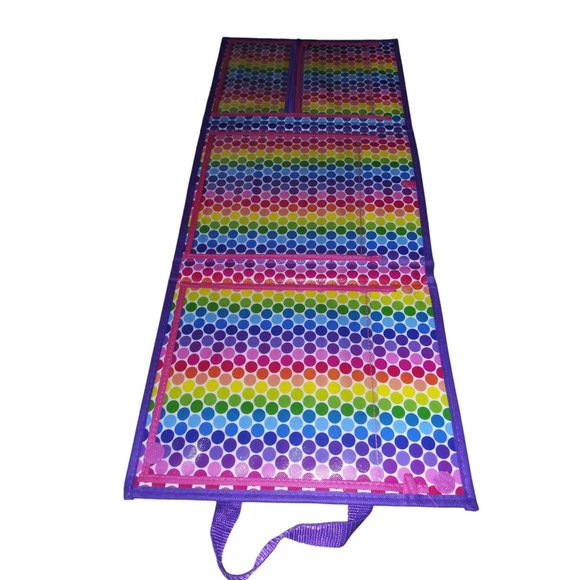 Lisa Frank Rainbow Unicorn Tri-Fold Portfolio Handheld Organizer - Picture 4 of 6